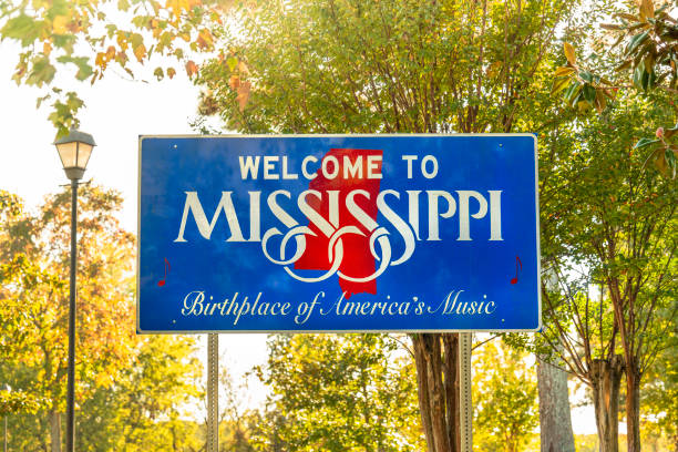 Welcome to Mississippi road sign