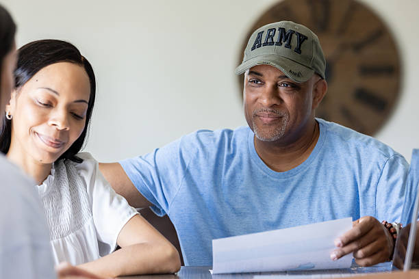 Veteran reviews contract while